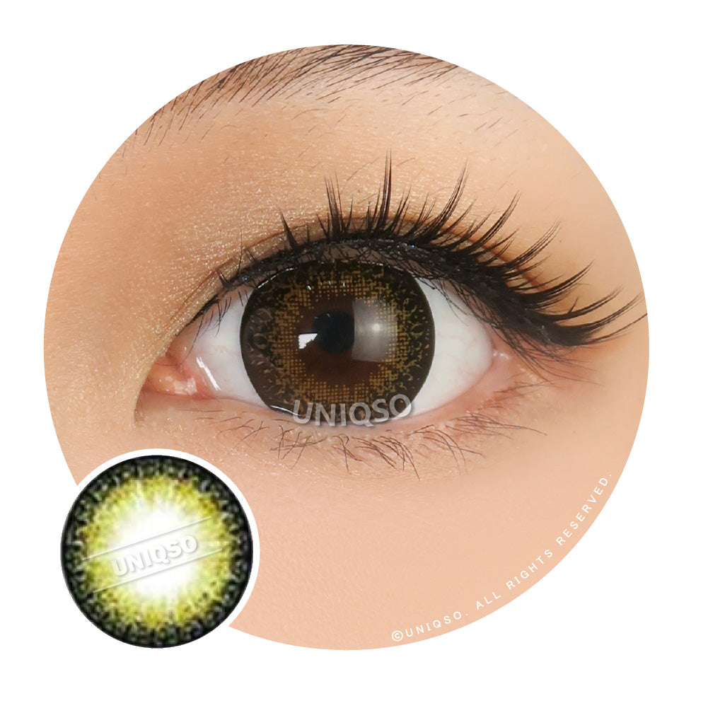 Cute Western Eyes Kira Kira Grey Colored Contact Lens for Charming