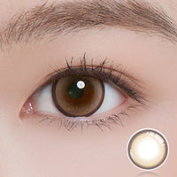 ii99 Monthy Disposable - Cowry Choco (2 Lenses/pack)-Colored Contacts-UNIQSO