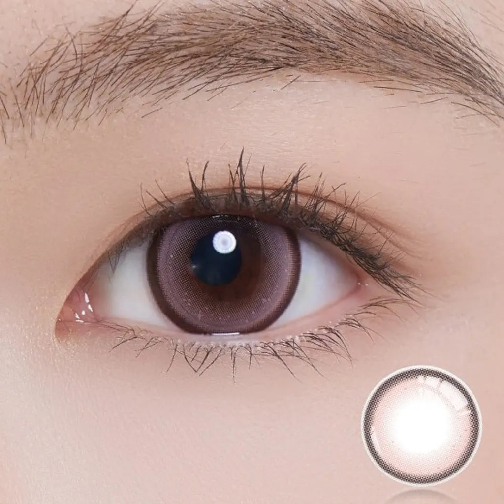 ii99 Monthy Disposable - Starry Brown (2 Lenses/pack)-Colored Contacts-UNIQSO