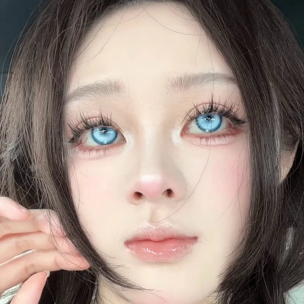 Sweety Koi Blue (1 lens/pack)-Colored Contacts-UNIQSO