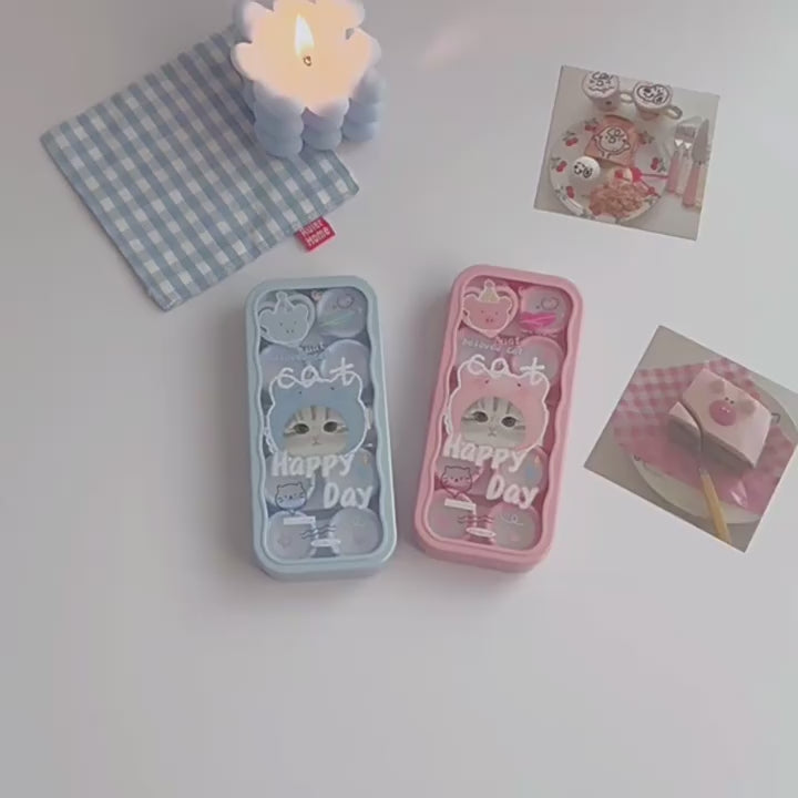 Lens Case Travel Kit - Sweet Kitty