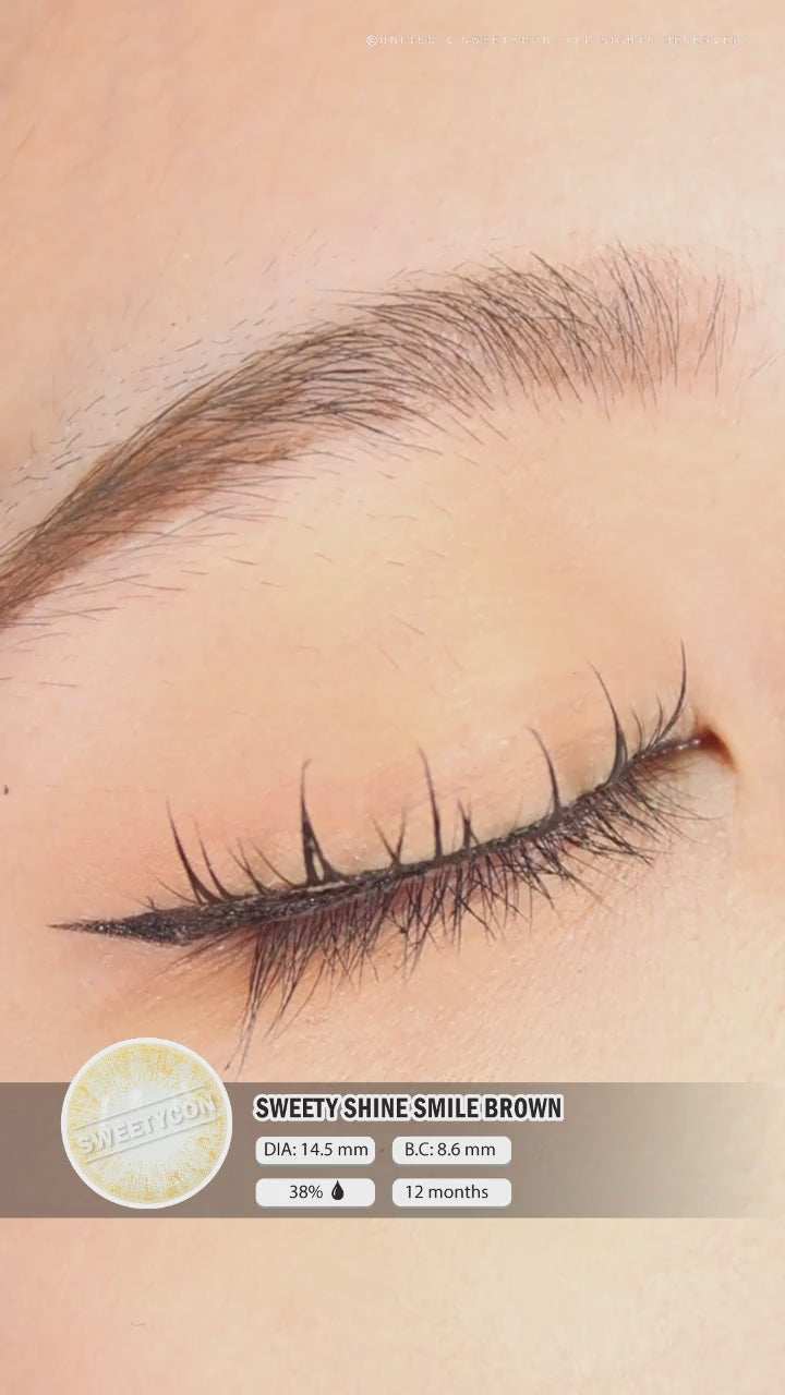 Sweety Shine Smile Grey (1 lens/pack)