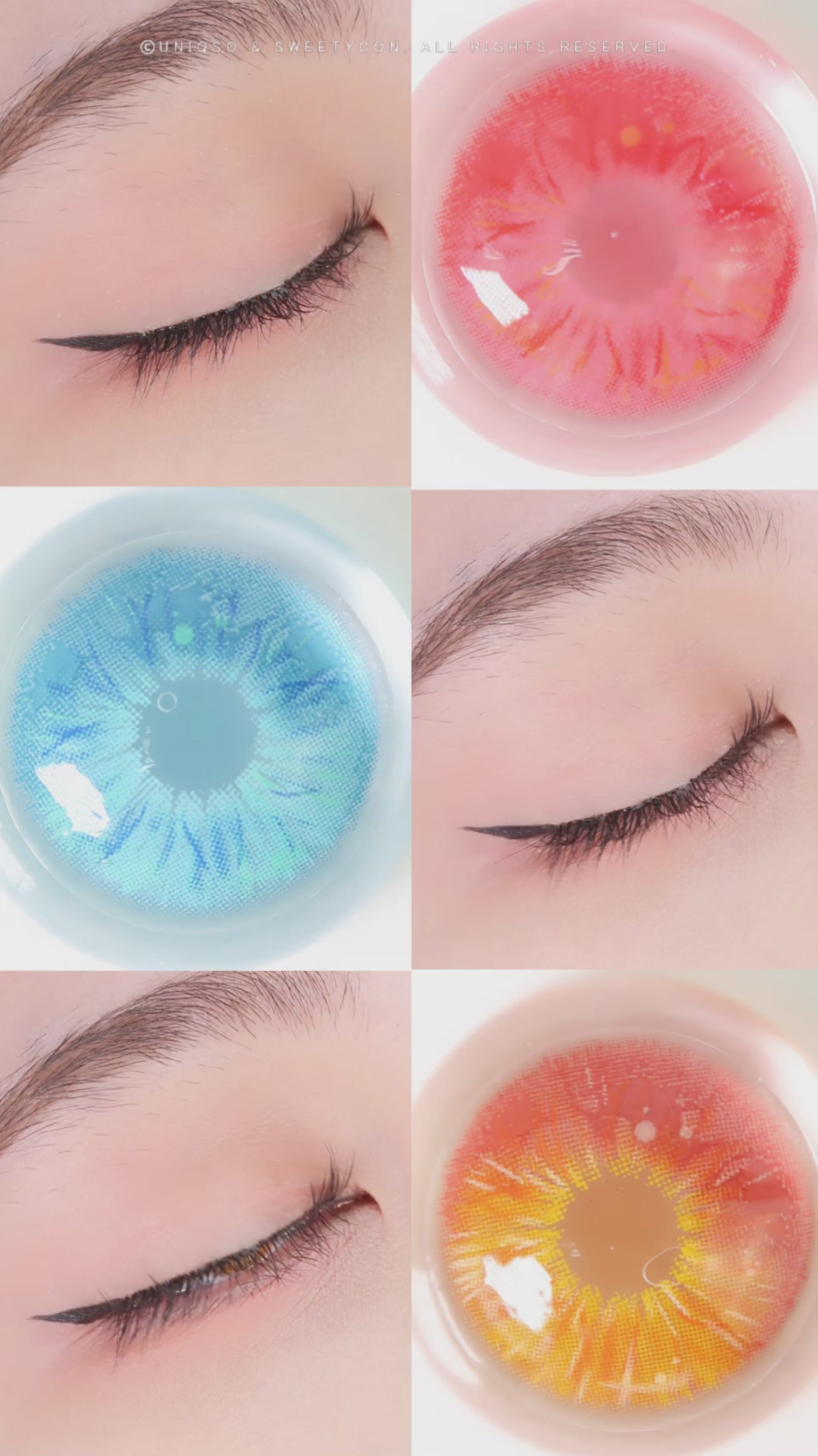 Sweety Crazy Lollipop Blue (1 lens/pack)