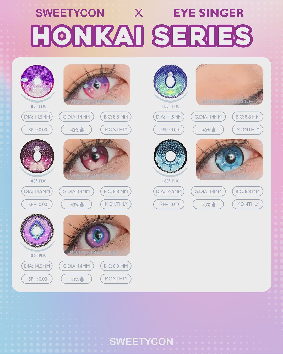 Colored Contacts For Honkai Star Rail Phainon Cosplay – UNIQSO