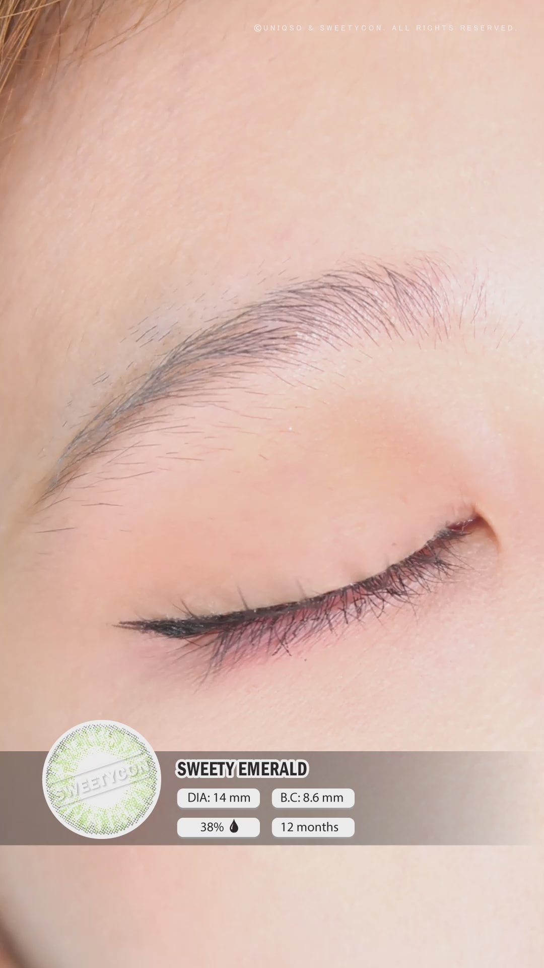 Sweety Emerald (1 lens/pack)