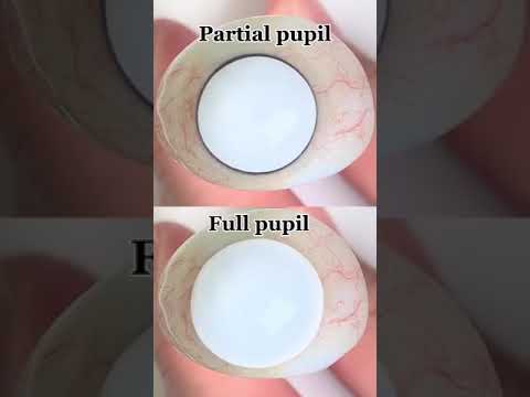 Crazy Crazy Contacts / Cosplay Contacts - Blind White | Halloween