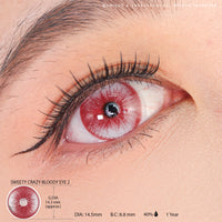 Sweety Crazy Bloody Eye 2 (1 lens/pack)-Crazy Contacts-UNIQSO