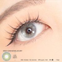 Sweety Super Natural Sky Grey (1 lens/pack)-Colored Contacts-UNIQSO