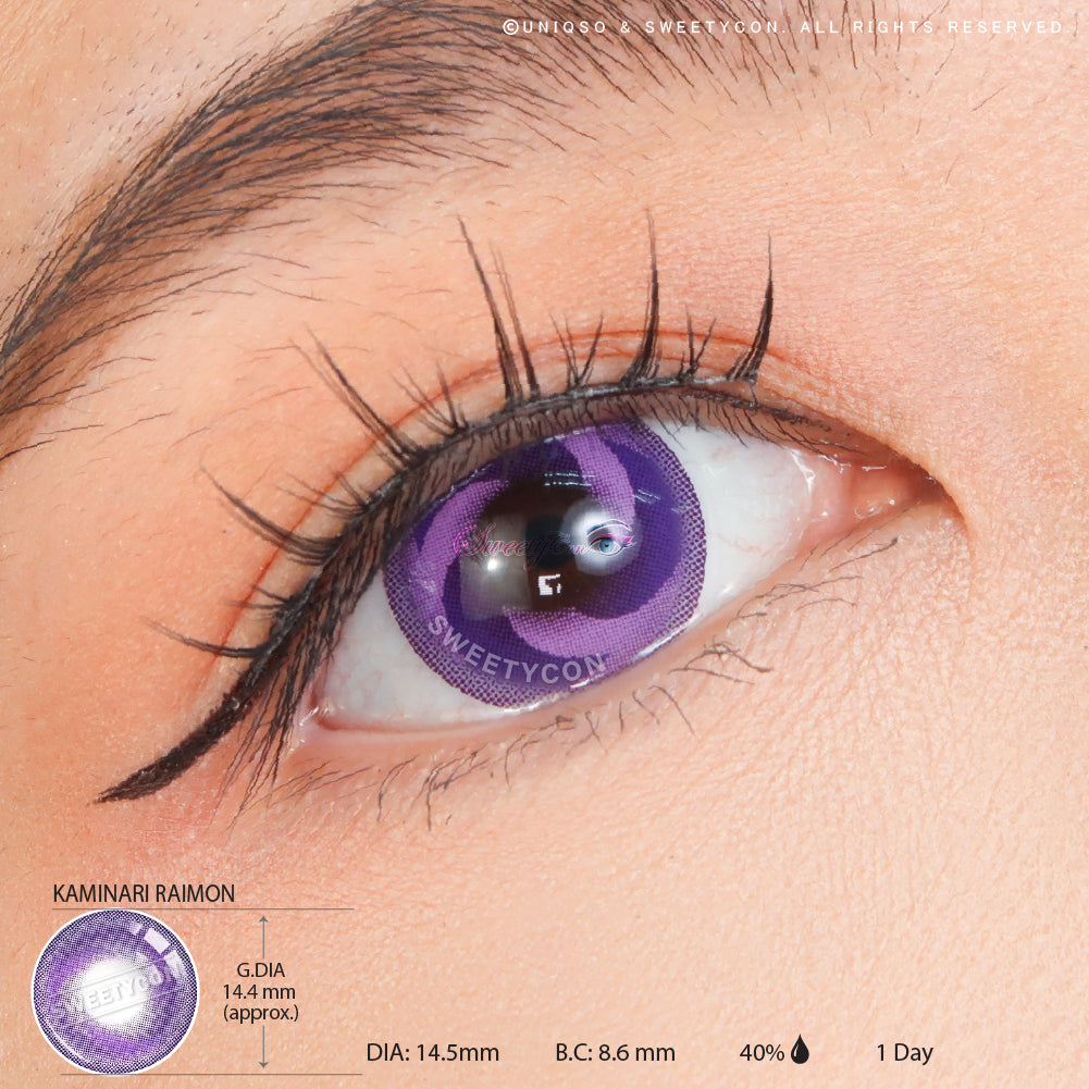 Sweety x Eyesinger Kaminari Shunnen (2 lenses/pack)-Colored Contacts-UNIQSO