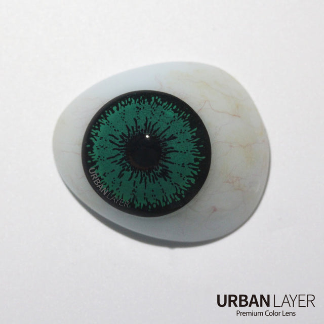 Sweety Mini Sclera Tokyo N Green(1 lens/pack)-Mini Sclera Contacts-UNIQSO