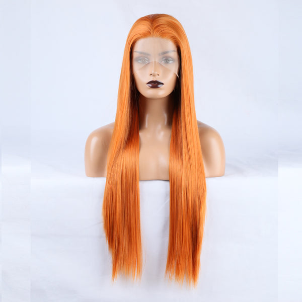 Ritzy Orange Front Lace Wig-Lace Front Wig-UNIQSO