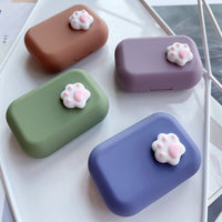 Lens Case - Side Pink Paw Set-Lens Case-UNIQSO