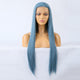 Premium Wig - Charming Victoria Long Straight Blue Hair Wigs-Lace Front Wig-UNIQSO