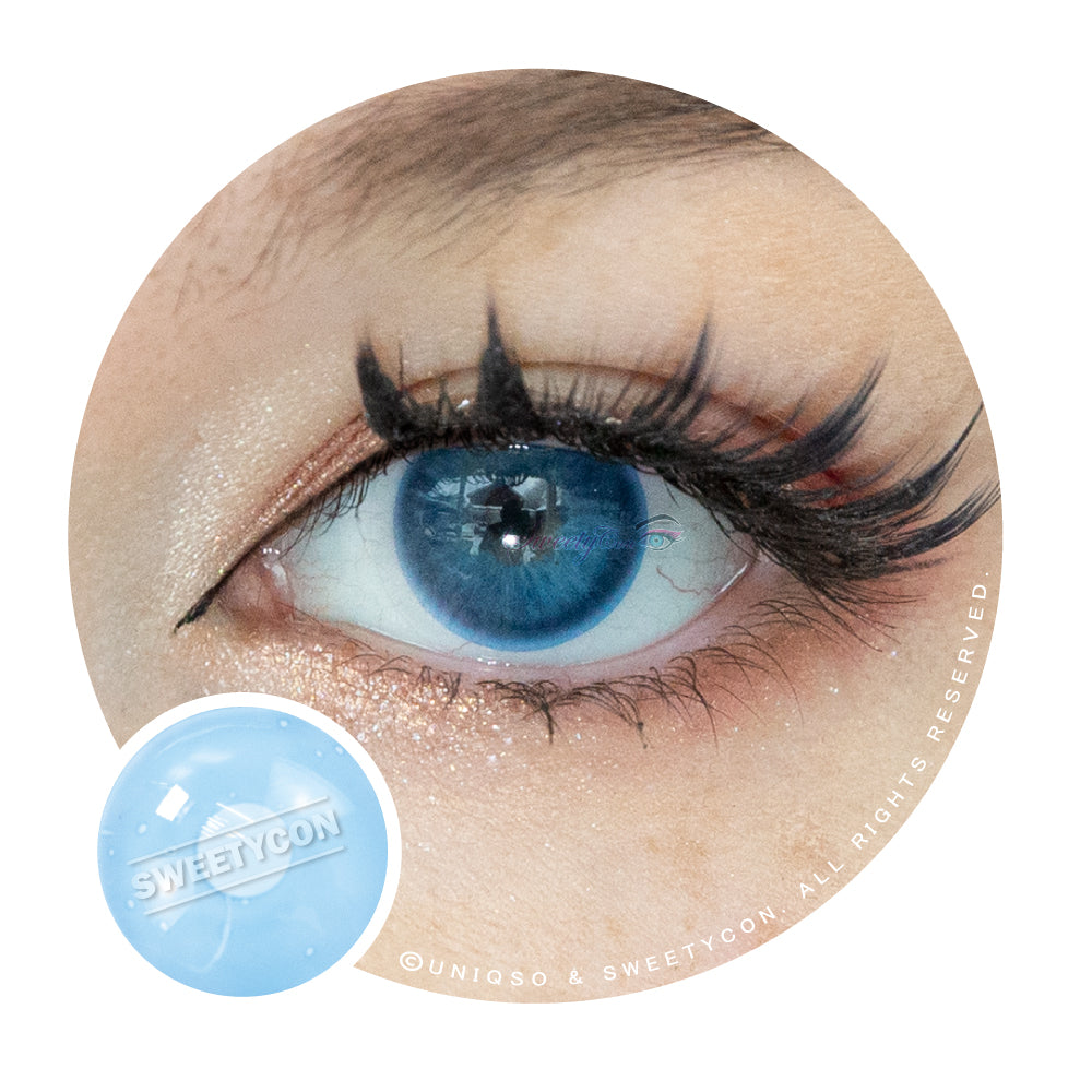 Sweety Soft Blue-Colored Contacts-UNIQSO