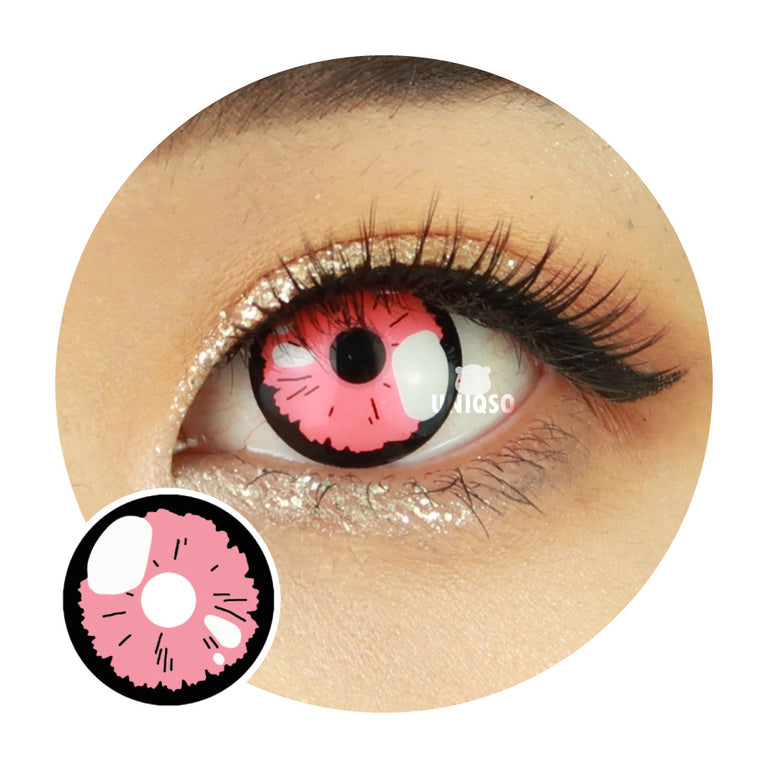 Anime Pink Heart Yearly Cosplay Contacts