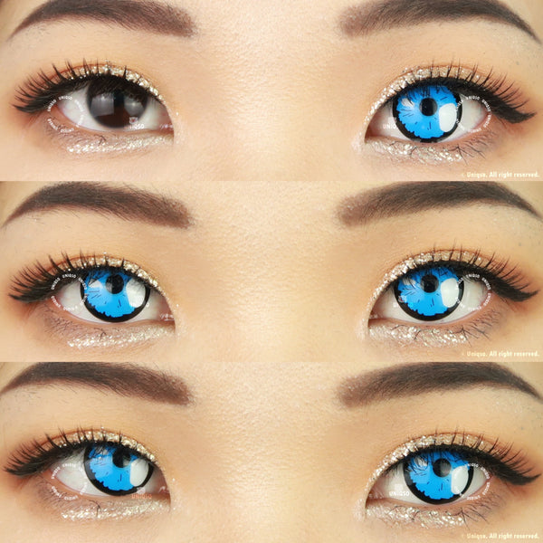 Sweety Real Anime Blue (1 lens/pack)-Colored Contacts-UNIQSO
