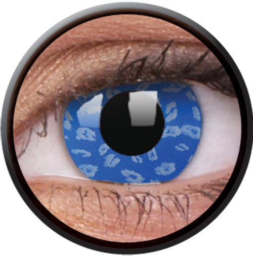 Colorvue Crazy Blue Leopard (2 lenses/pack)-Crazy Contacts-UNIQSO