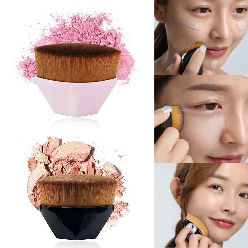 Hexagon Makeup Brushes For Foundation-Makeup Brushes-UNIQSO