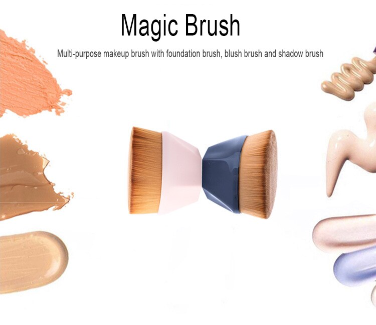 Hexagon Makeup Brushes For Foundation-Makeup Brushes-UNIQSO