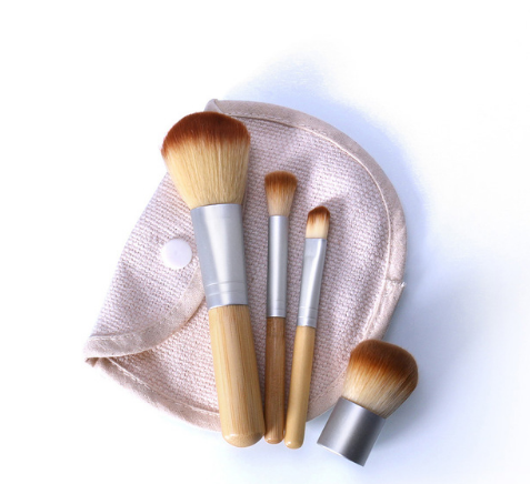 Bamboo Makeup Brushes Set-Makeup Brushes-UNIQSO