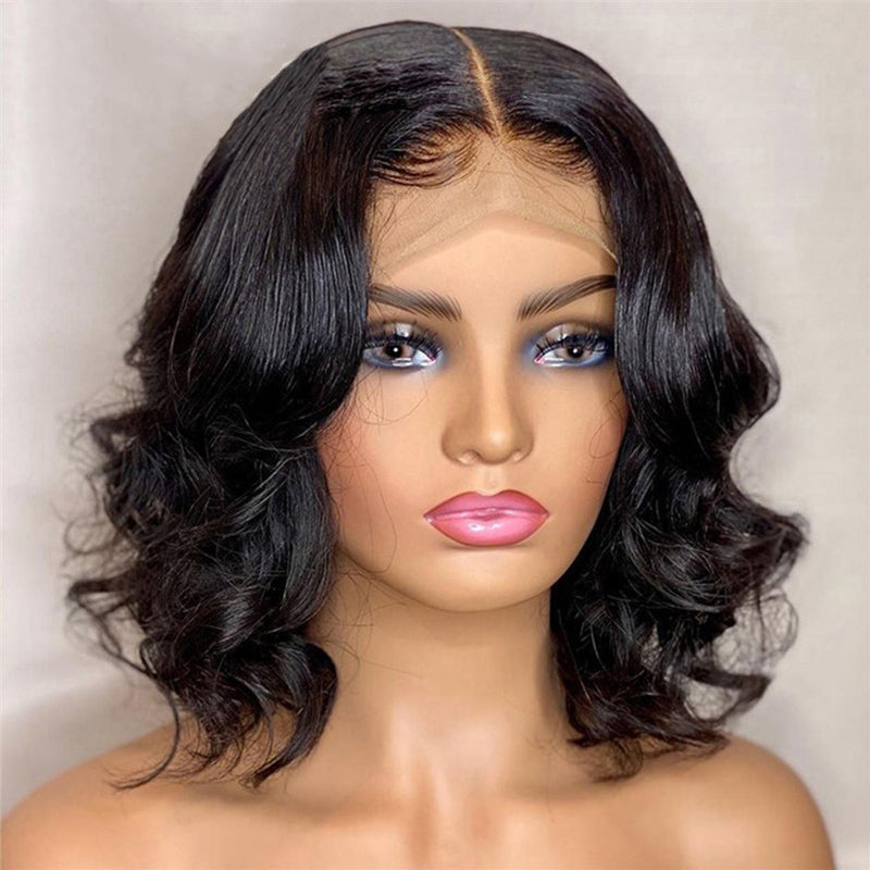Premium Wig - Twisted Curls Short Hair Big Wave Front Lace Wig-Lace Front Wig-UNIQSO