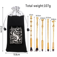 Harry Potter Hermione Dumbledore Magic Wand Makeup Brush Tool Set-Makeup Brushes-UNIQSO