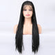 Premium Wig - Elvira Front Lace Long Braided Wigs-Lace Front Wig-UNIQSO
