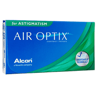 Air Optix For Astigmatism (3 lenses/pack)-Clear Contacts-UNIQSO