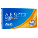 Air Optix Night & Day (3 lenses/pack)-Clear Contacts-UNIQSO