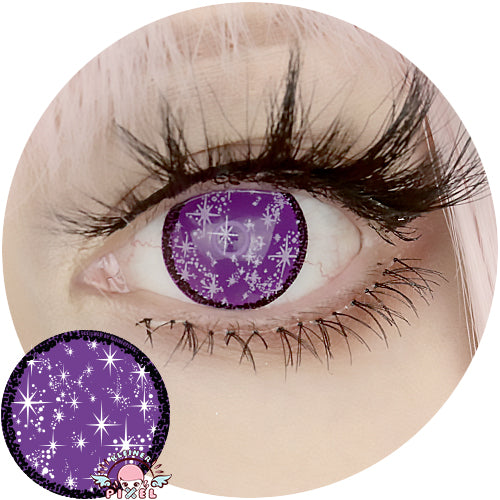 Anime Sparkle Violet by KleinerPixel Colored Contacts – UNIQSO