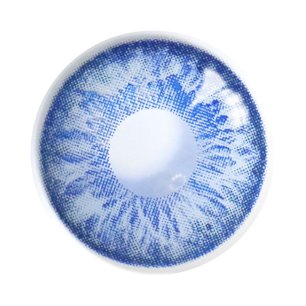 Sweety Blossom Blue Margarita (1 lens/pack)-Colored Contacts-UNIQSO