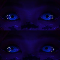 Sweety Crazy UV Glow Blue (1 lens/pack)-UV Contacts-UNIQSO