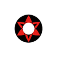 Sweety Sasuke Eternal Mangkeyo Sharingan (1 lens/pack)-Colored Contacts-UNIQSO