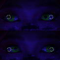 Sweety Crazy UV Glow Yellow (1 lens/pack)-UV Contacts-UNIQSO