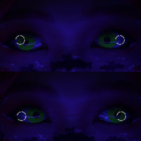 Sweety Crazy UV Glow Yellow (1 lens/pack)-UV Contacts-UNIQSO