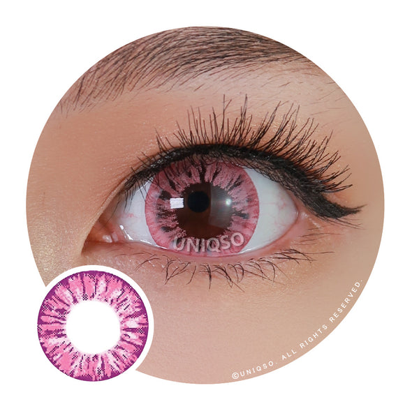 Kazzue Starryeye Pink Colored Contacts – UNIQSO