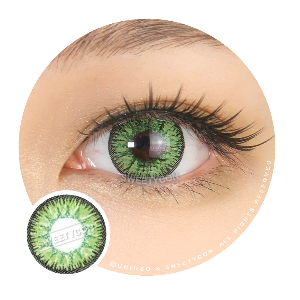 Sweety Candy Green (New)-Colored Contacts-UNIQSO