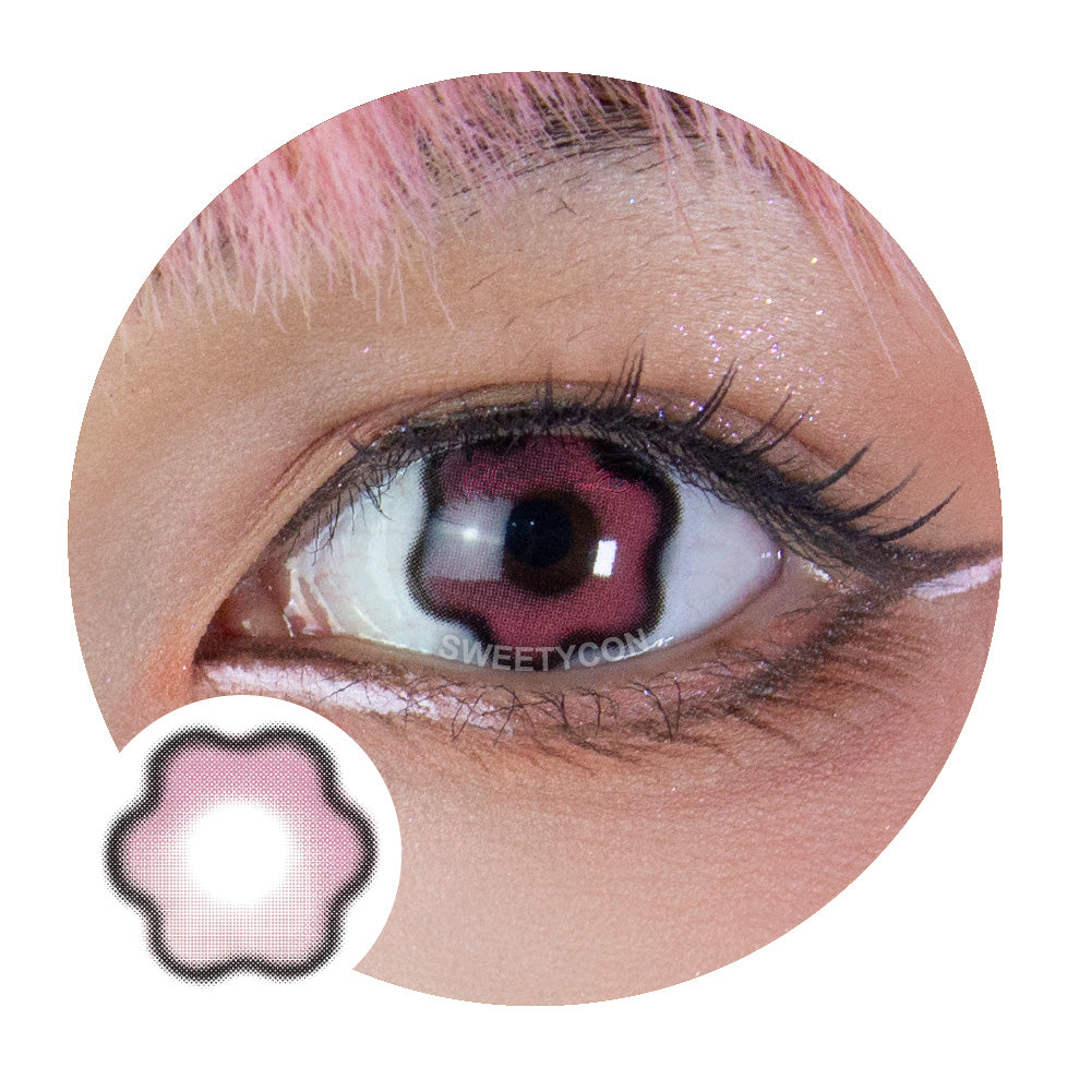 Sweety Sakura Pink (1 lens/pack)-Colored Contacts-UNIQSO