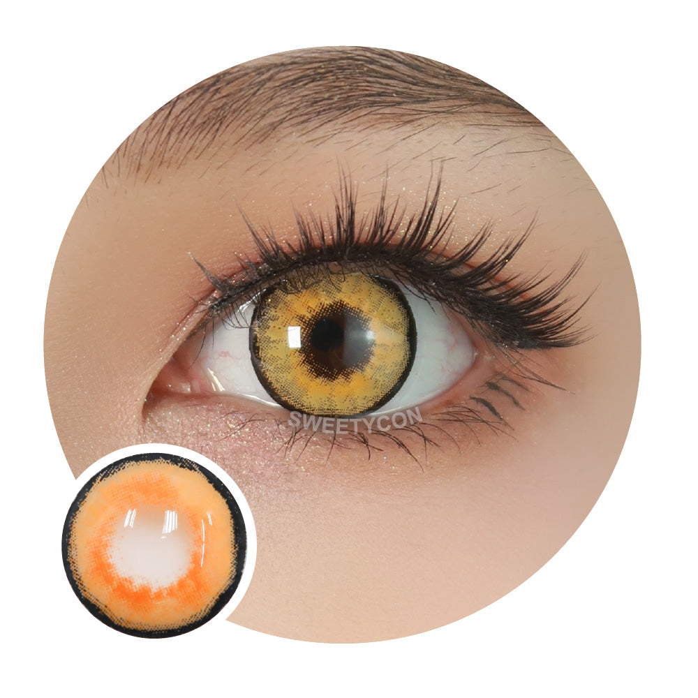 Sweety Aquaman Yellow (1 lens/pack)-Colored Contacts-UNIQSO