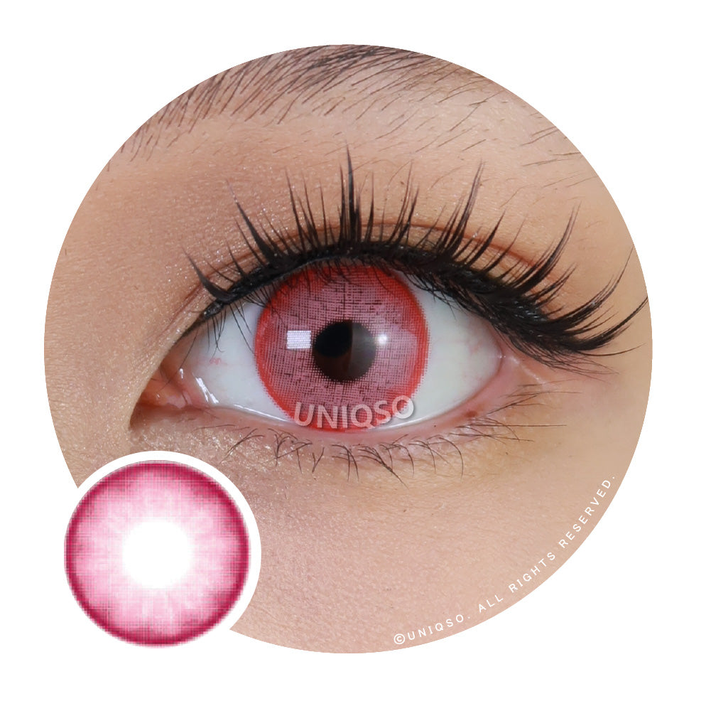 Kazzue Festival Pink (1 lens/pack)-Colored Contacts-UNIQSO