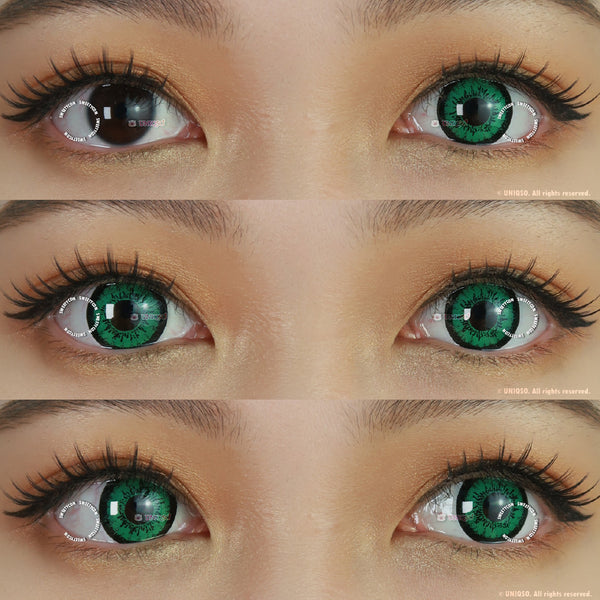 Kazzue Dollyeye Green (1 lens/pack)-Colored Contacts-UNIQSO
