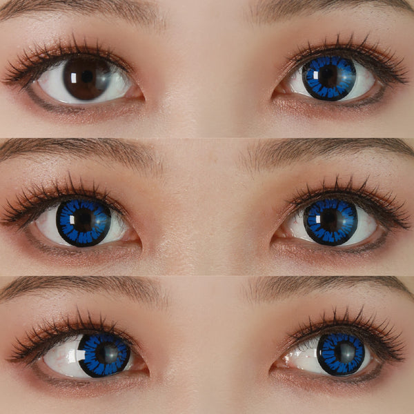 Sweety Crazy BT Blue (1 lens/pack)-Crazy Contacts-UNIQSO