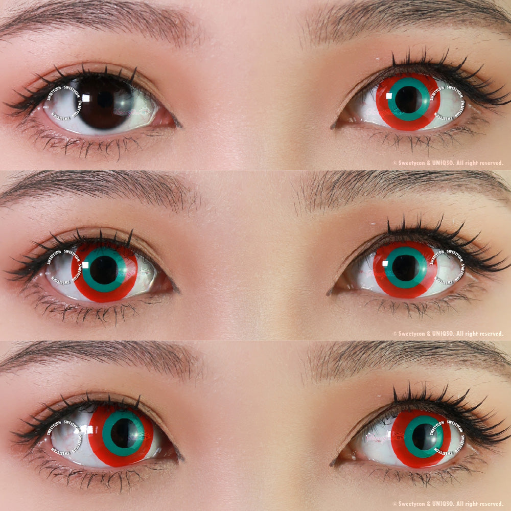 Sweety Crazy Matryoshka Red doll Halloween Contacts – UNIQSO
