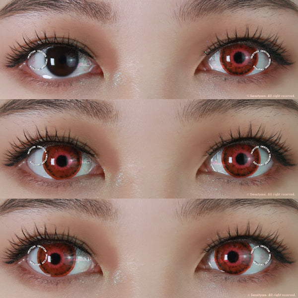 Sweety Crazy Scarlet Witch Red (1 lens/pack)-Crazy Contacts-UNIQSO