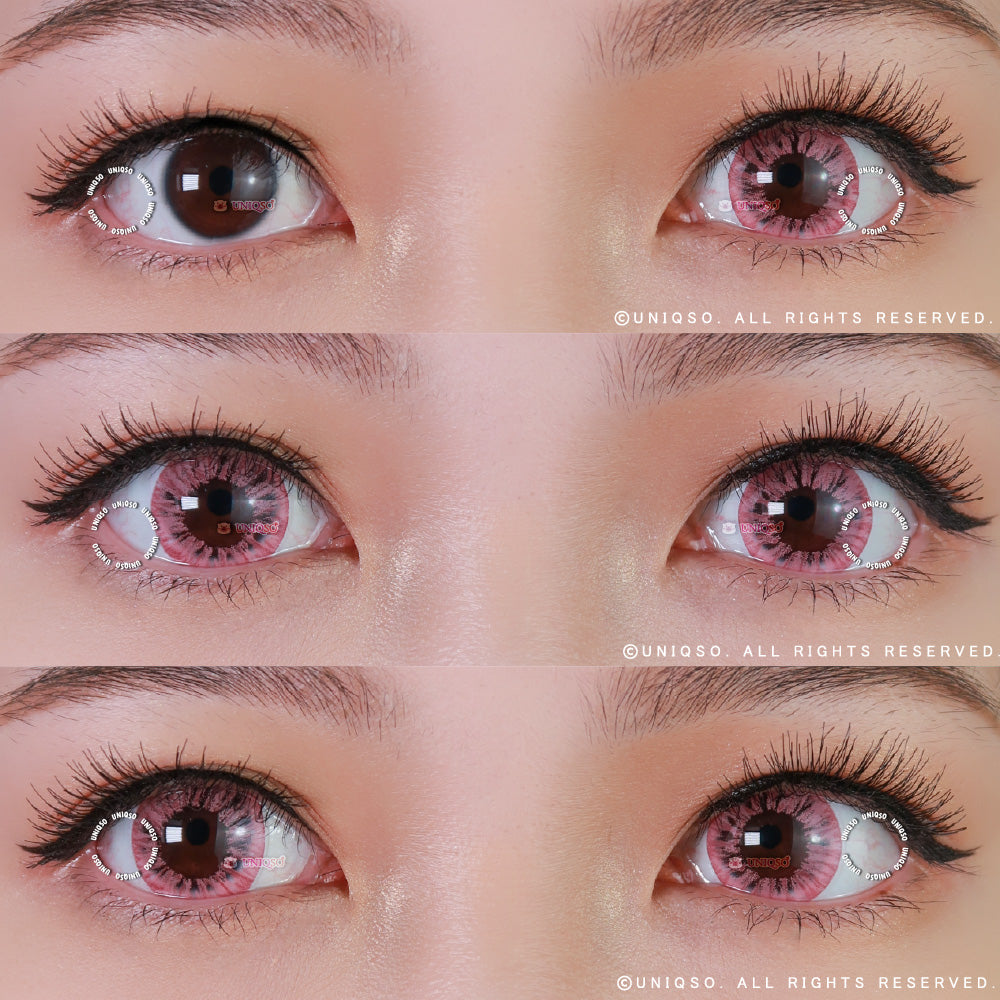 Kazzue Starryeye Pink Colored Contacts – UNIQSO