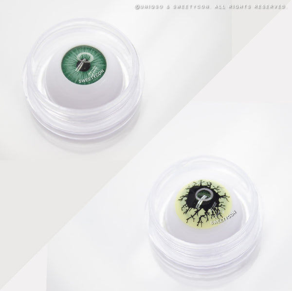 Sweety Crazy Black Rage (1 lens/pack)-Crazy Contacts-UNIQSO