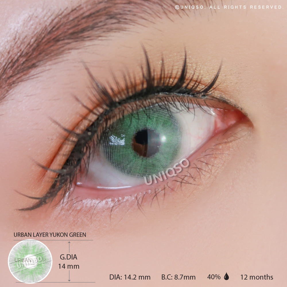 Green  Coloured Contact Lenses –