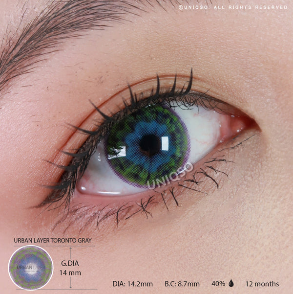 Urban Layer Finland Violet (1 lens/pack)-Colored Contacts-UNIQSO