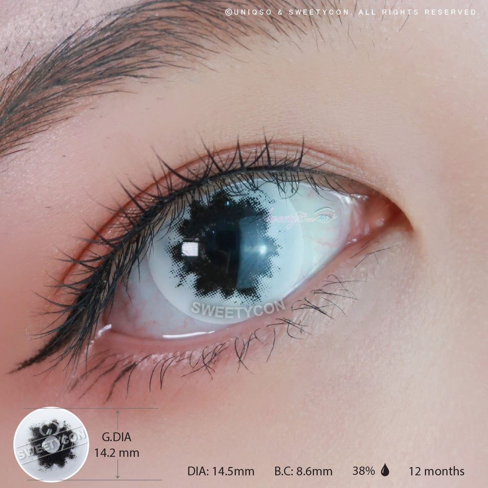 Sweety Crazy Black Zombie | Cosplay Contacts – UNIQSO