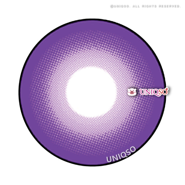 Kazzue Intense Pop Purple (1 lens/pack)-Colored Contacts-UNIQSO